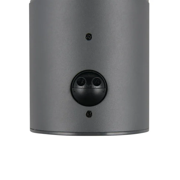 APPLIQUE DA ESTERNO E27 CON SENSORE ALLUMINIO ANTRACITE IP44 LAUREL