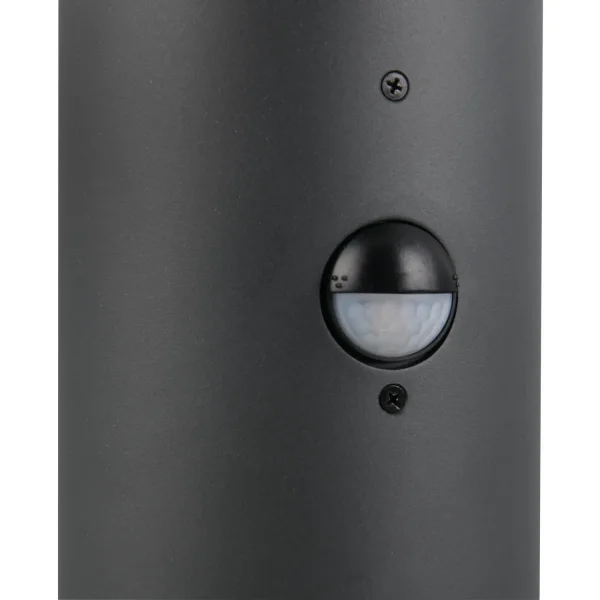 PALETTO ESTERNO E27 CON SENSORE ALLUMINIO ANTRACITE IP44 40CM LAUREL