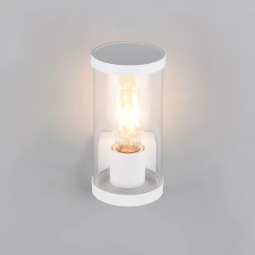 APPLIQUE DA ESTERNO E27 CON SENSORE ALLUMINIO BIANCO IP44 DANDELION