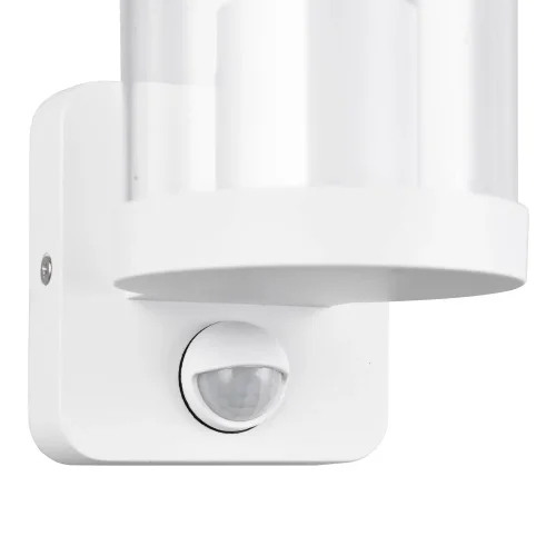 APPLIQUE DA ESTERNO E27 CON SENSORE ALLUMINIO BIANCO IP44 DANDELION