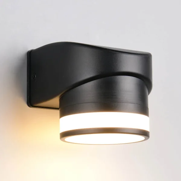 APPLIQUE DA ESTERNO GX53 10W 4000K IP44 NERO CELANDINE