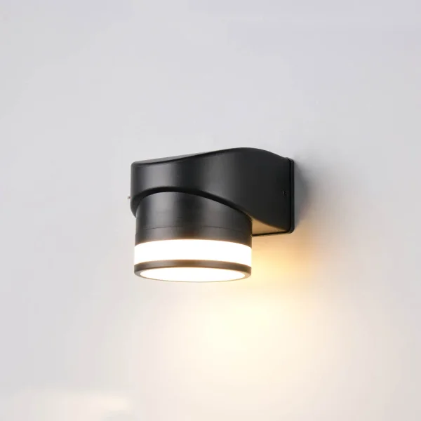 APPLIQUE DA ESTERNO GX53 10W 4000K IP44 NERO CELANDINE