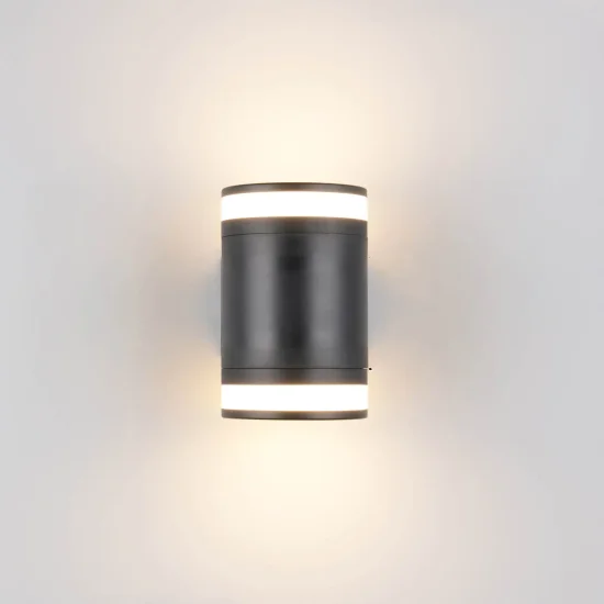 APPLIQUE DA ESTERNO 2 LUCI GX53 2x10W 4000K IP44 NERO CELANDINE 2