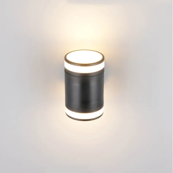 APPLIQUE DA ESTERNO 2 LUCI GX53 2x10W 4000K IP44 NERO CELANDINE