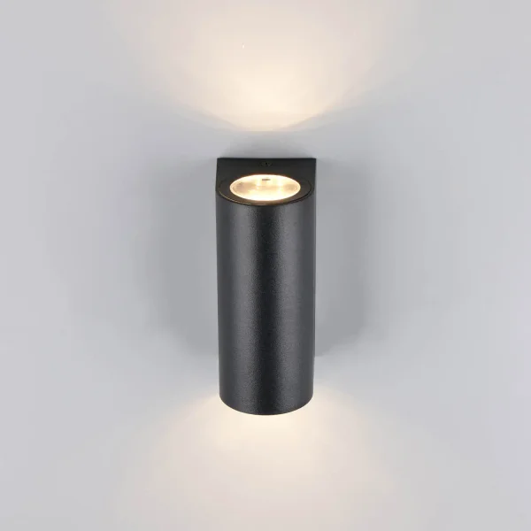 APPLIQUE DA ESTERNO 2 LUCI GU10 IP44 CILINDRICO STEVIA