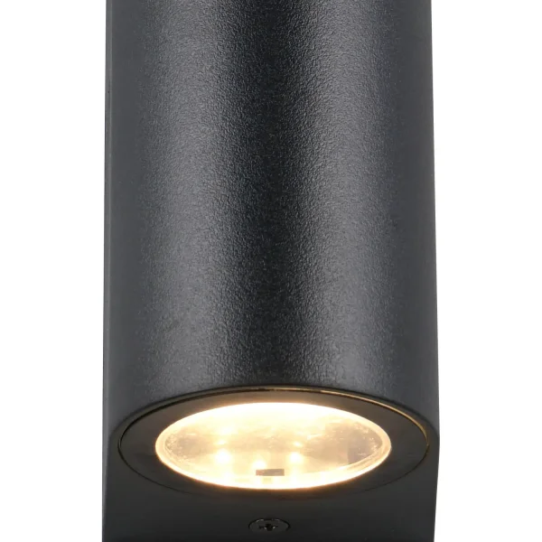 APPLIQUE DA ESTERNO 2 LUCI GU10 IP44 CILINDRICO STEVIA