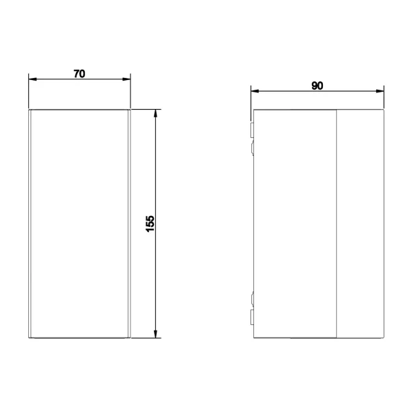 APPLIQUE DA ESTERNO 2 LUCI GU10 IP44 CILINDRICO STEVIA