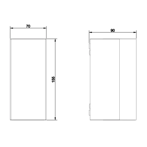 APPLIQUE DA ESTERNO 2 LUCI GU10 IP44 CILINDRICO STEVIA