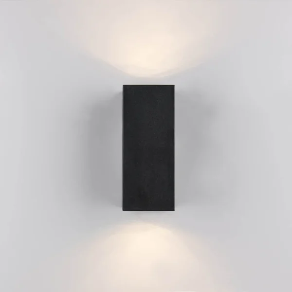APPLIQUE DA ESTERNO 2 LUCI GU10 IP44 QUADRATA STEVIA