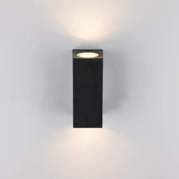 APPLIQUE DA ESTERNO 2 LUCI GU10 IP44 QUADRATA STEVIA