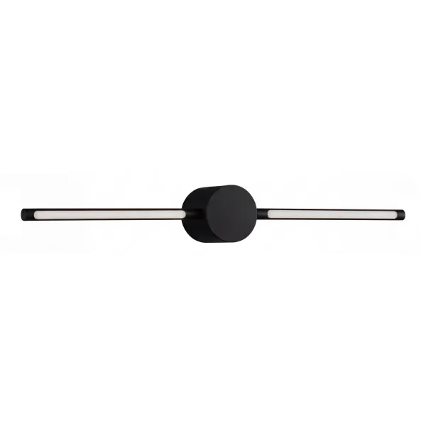 LAMPADA DA PARETE BAGNO LED 15W CCT CON ROTAZIONE NERO IP44