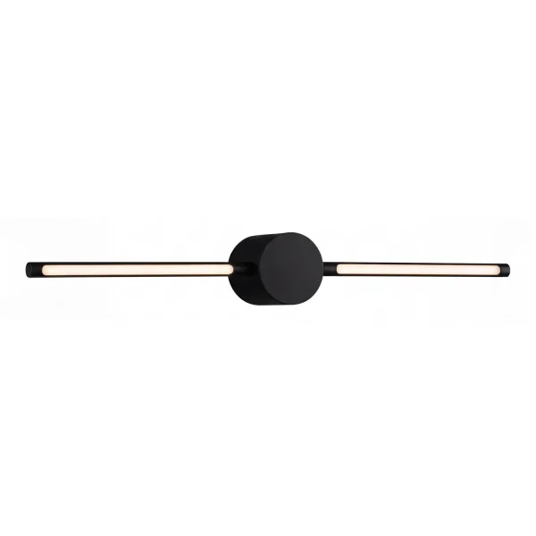 LAMPADA DA PARETE BAGNO LED 15W CCT CON ROTAZIONE NERO IP44