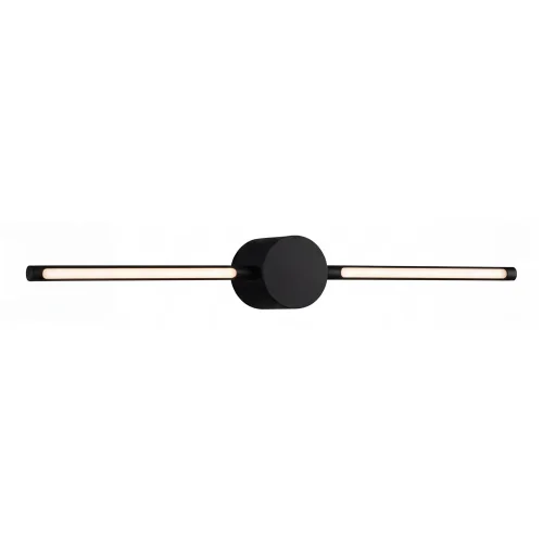 LAMPADA DA PARETE BAGNO LED 15W CCT CON ROTAZIONE NERO IP44