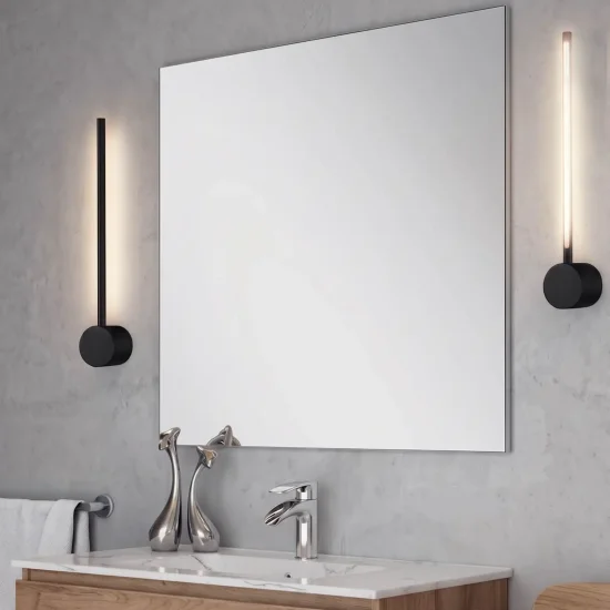 APPLIQUE DA BAGNO LED 10W CCT CON ROTAZIONE NERA IP44 2
