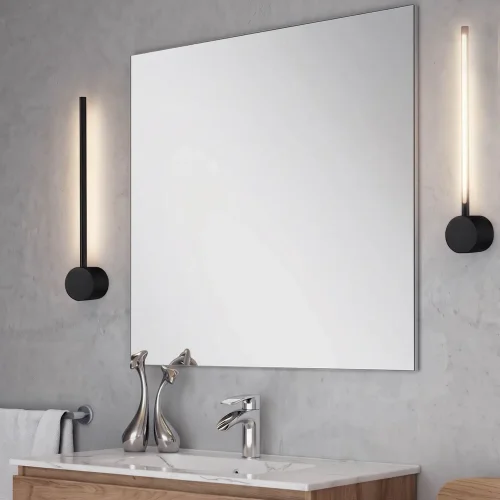APPLIQUE DA BAGNO LED 10W CCT CON ROTAZIONE NERA IP44