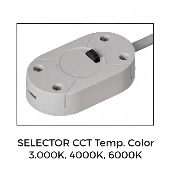 APPLIQUE DA PARETE BAGNO LED 12W CCT BIANCO IP44 360º