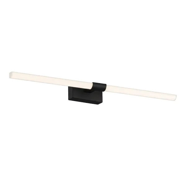 APPLIQUE DA PARETE BAGNO LED 20W 4000K NERO IP44 60CM