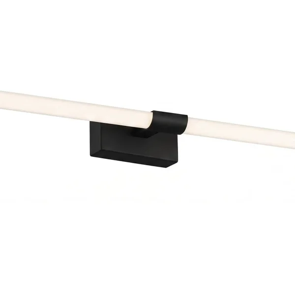 APPLIQUE DA PARETE BAGNO LED 20W 4000K NERO IP44 60CM