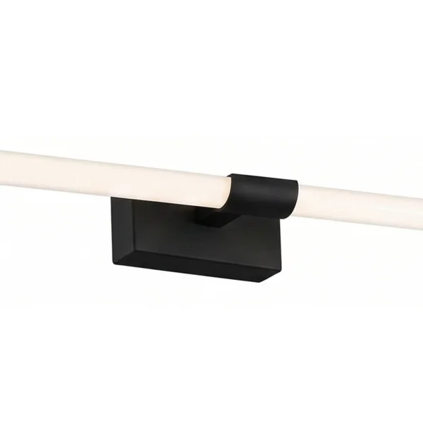 APPLIQUE DA PARETE BAGNO LED 10W 4000K NERO IP44 35CM