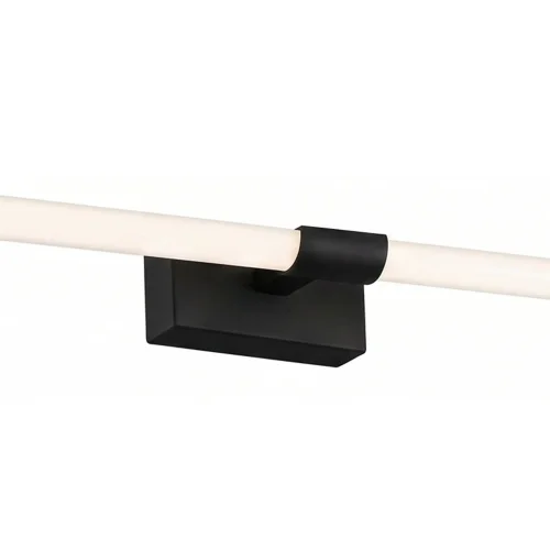 APPLIQUE DA PARETE BAGNO LED 10W 4000K NERO IP44 35CM