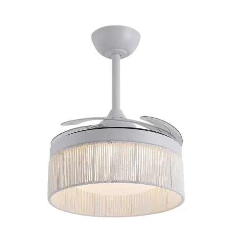 VENTILATORE DA SOFFITTO DC LED 38W CORDA BIANCA AIRELLE