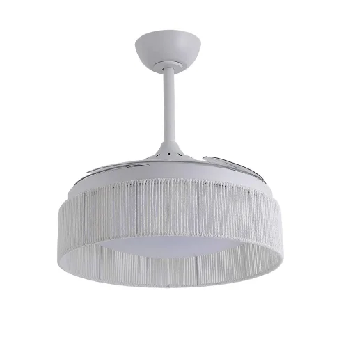 VENTILATORE DA SOFFITTO DC LED 38W CORDA BIANCA AIRELLE