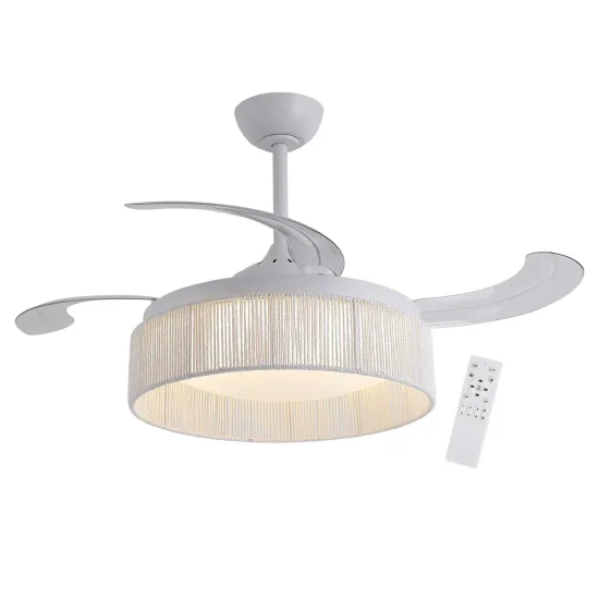 VENTILATORE DA SOFFITTO DC LED 58W CORDA BIANCA AIRELLE 2