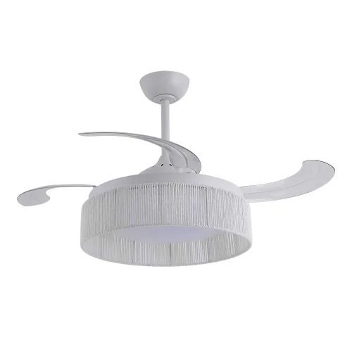 VENTILATORE DA SOFFITTO DC LED 58W CORDA BIANCA AIRELLE