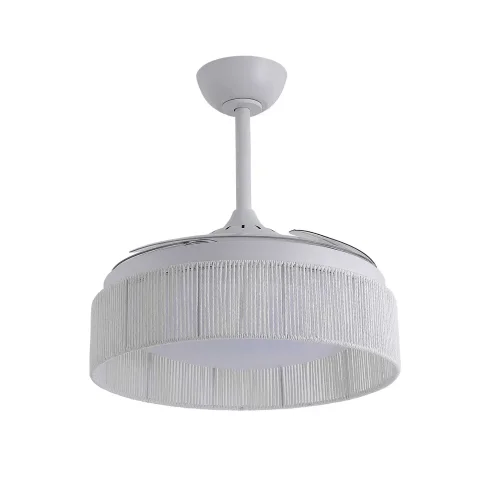 VENTILATORE DA SOFFITTO DC LED 58W CORDA BIANCA AIRELLE