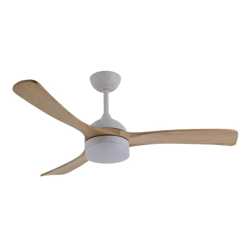 VENTILATORE DA SOFFITTO DC LED 20W PALE LEGNO CHIARO BIANCO LUMINOR
