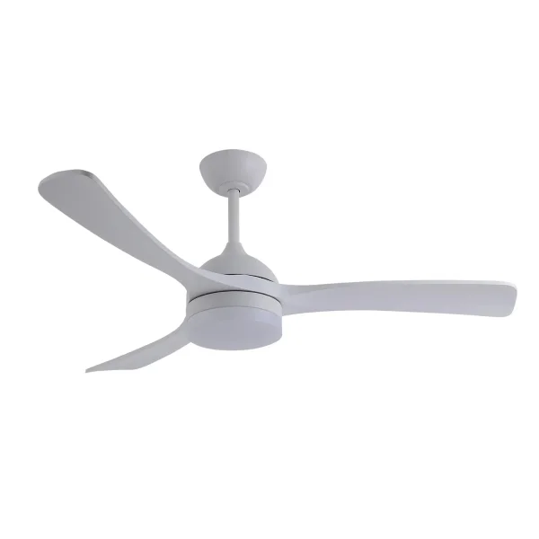 VENTILATORE DA SOFFITTO DC LED 20W PALE IN LEGNO BIANCO LUMINOR
