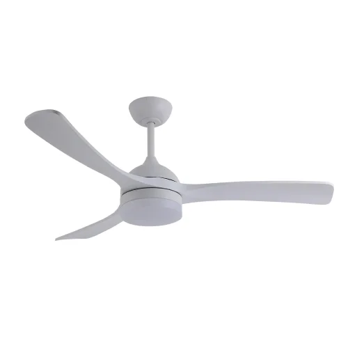 VENTILATORE DA SOFFITTO DC LED 20W PALE IN LEGNO BIANCO LUMINOR