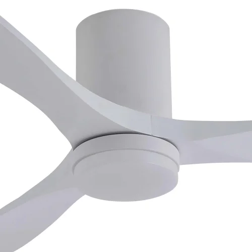 VENTILATORE DA SOFFITTO DC LED 18W 3 PALE IN LEGNO BIANCHE EKBERG