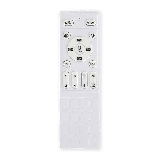VENTILATORE DA SOFFITTO DC LED 18W 3 PALE IN LEGNO BIANCHE EKBERG
