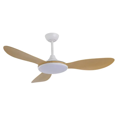 VENTILATORE DA SOFFITTO DC LED 24W 3 PALE COLORE LEGNO KONA