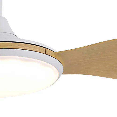 VENTILATORE DA SOFFITTO DC LED 24W 3 PALE COLORE LEGNO KONA