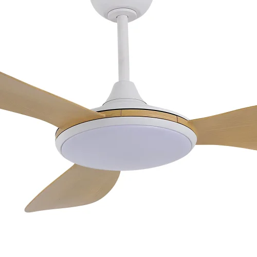 VENTILATORE DA SOFFITTO DC LED 24W 3 PALE COLORE LEGNO KONA