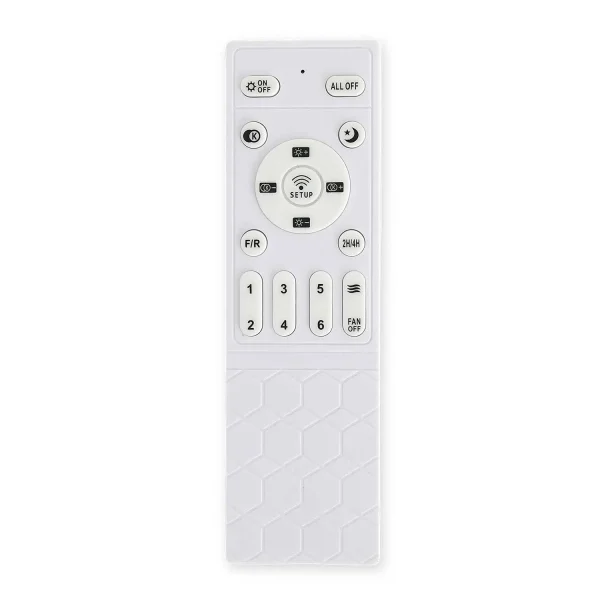 VENTILATORE DA SOFFITTO DC LED 24W 3 PALE BIANCO KONA