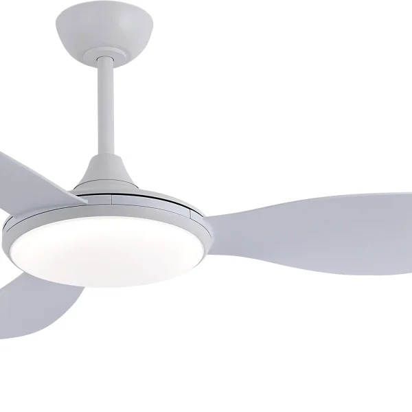 VENTILATORE DA SOFFITTO DC LED 24W 3 PALE BIANCO KONA