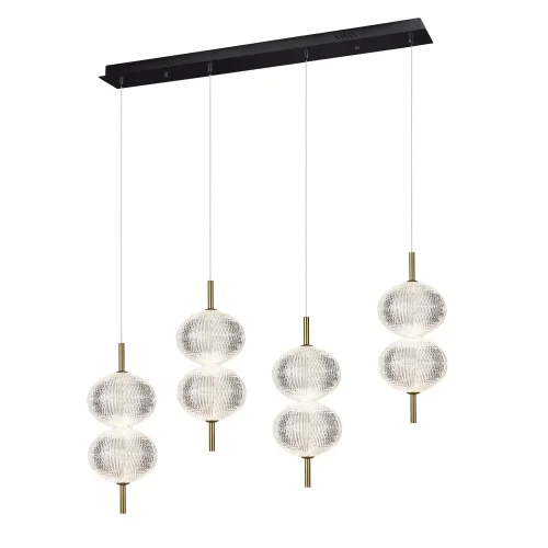 LAMPADA DA SOFFITTO LED 4 LUCI 24W REGOLABILE AMBARINA