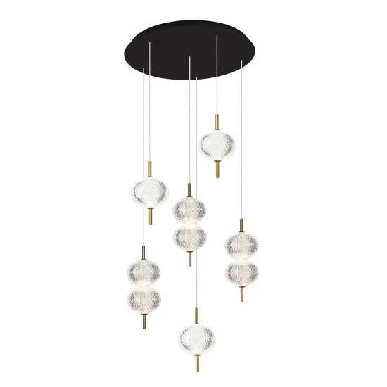 LAMPADA DA SOFFITTO LED 6 LUCI 36W REGOLABILE AMBARINA 2