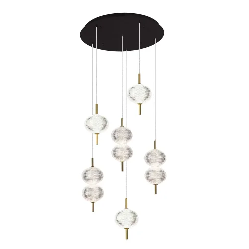LAMPADA DA SOFFITTO LED 6 LUCI 36W REGOLABILE AMBARINA