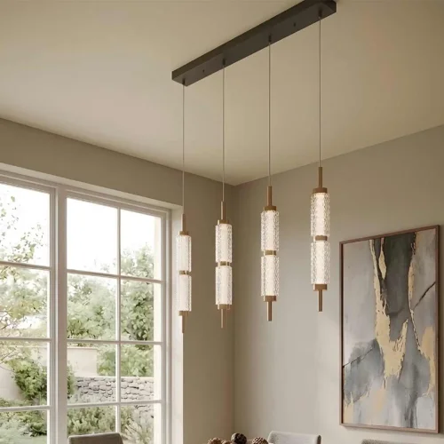 LAMPADA DA SOFFITTO LED 4 LUCI 32W REGOLABILE VIOLETA