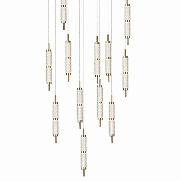 LAMPADA DA SOFFITTO LED 12 LUCI 96W REGOLABILE VIOLETA