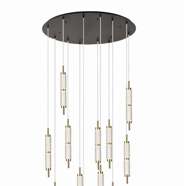 LAMPADA DA SOFFITTO LED 12 LUCI 96W REGOLABILE VIOLETA