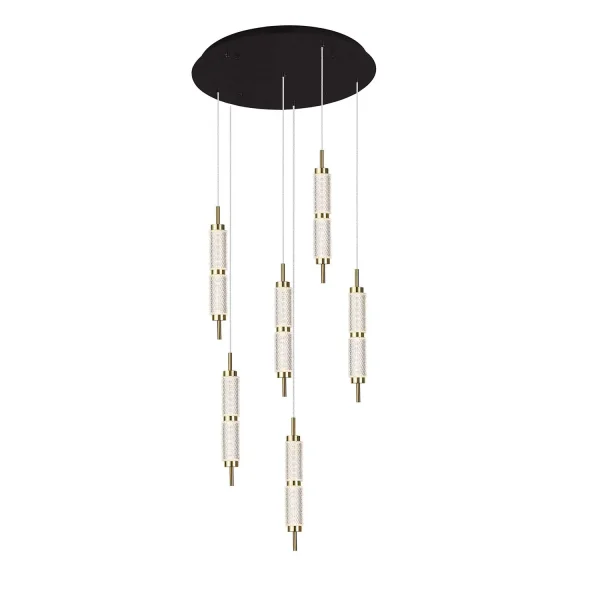 LAMPADA DA SOFFITTO LED 6 LUCI 48W REGOLABILE VIOLETA