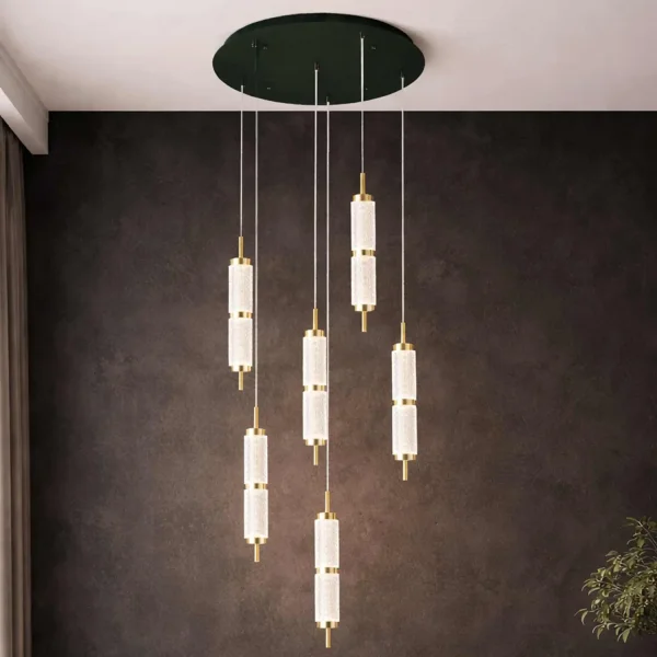 LAMPADA DA SOFFITTO LED 6 LUCI 48W REGOLABILE VIOLETA