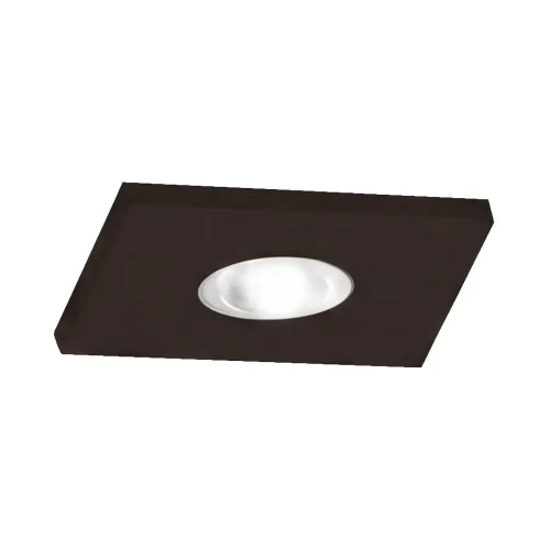 MINI FARETTO DA INCASSO LED INTEGRATO 3W 3000K NERO QUADRATO