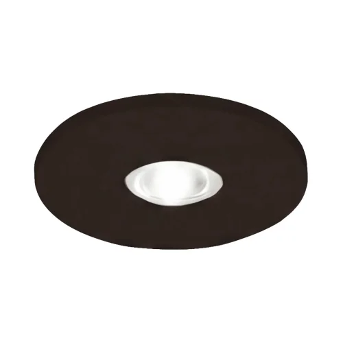 MINI FARETTO DA INCASSO LED INTEGRATO 3W 3000K NERO ROTONDO