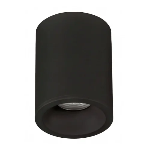 FARETTO DA SUPERFICIE FISSO NERO GU10 ROTONDO IP65
